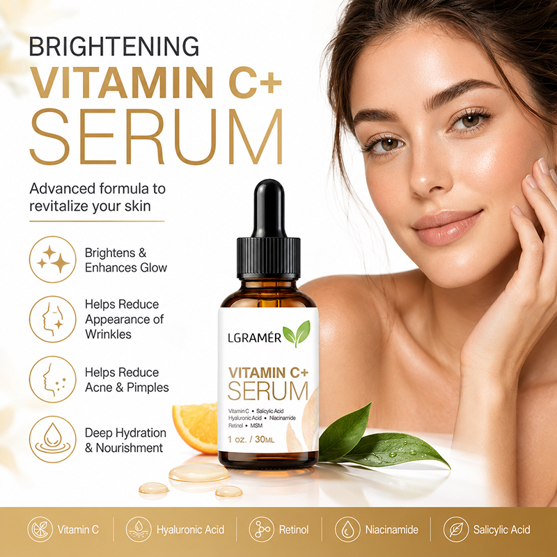 Vitamin C Serum Face - Serum Wajah Vitamin C+ Dengan Asam