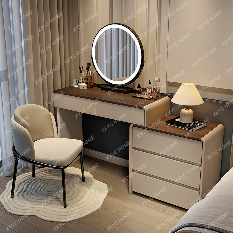 Beauty Makeup Vanity Set - Meja Rias Kayu HHAesthetic dengan Cermin