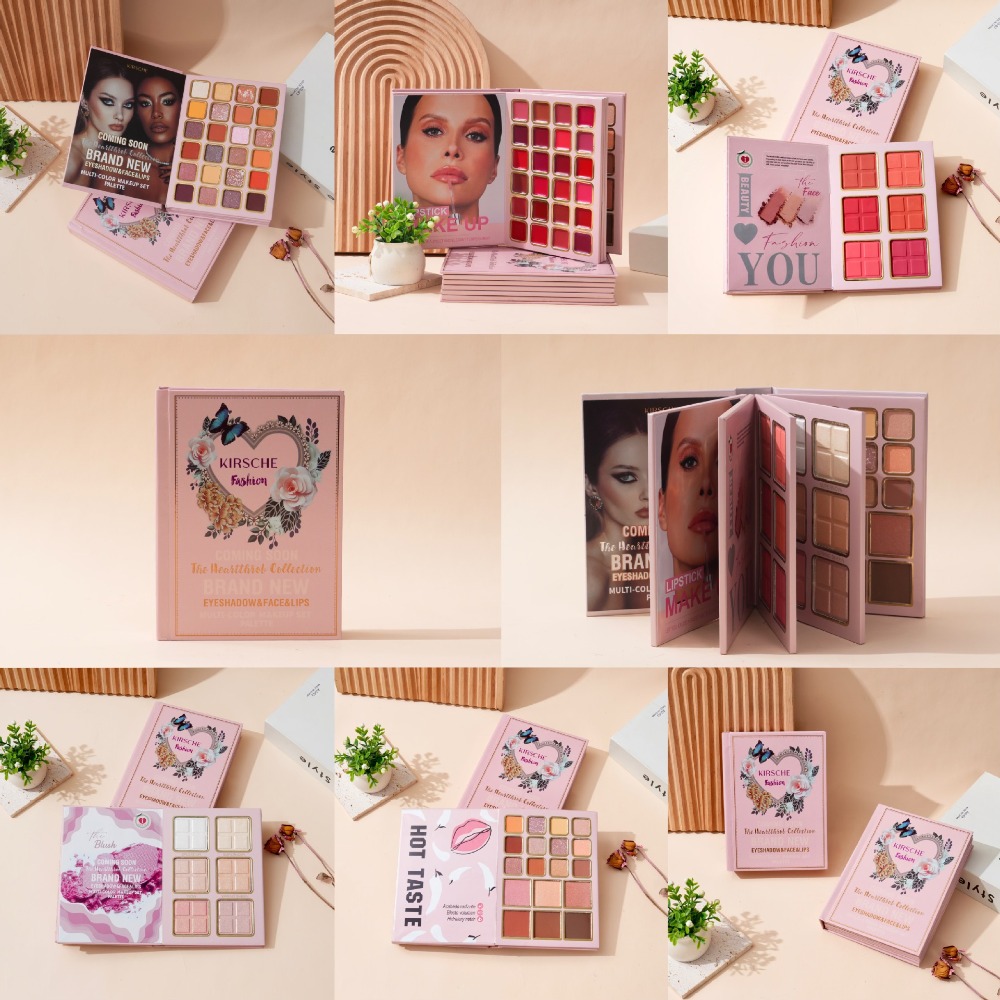 Beauty Makeup Book - Buku Palet Riasan Matte Baru, Highlighter,
