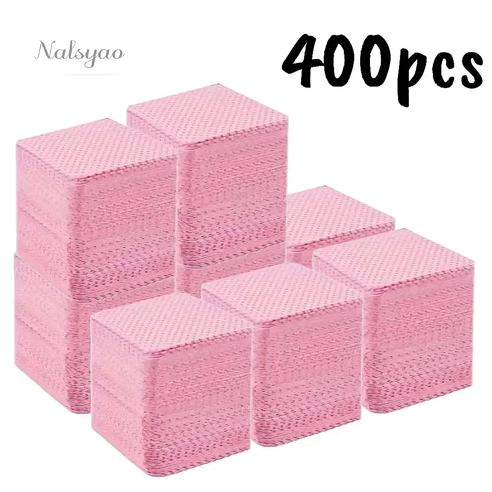 Gel Nail Polish - 200/400pcs Tisu Pembersih Kuku Bebas Serat,