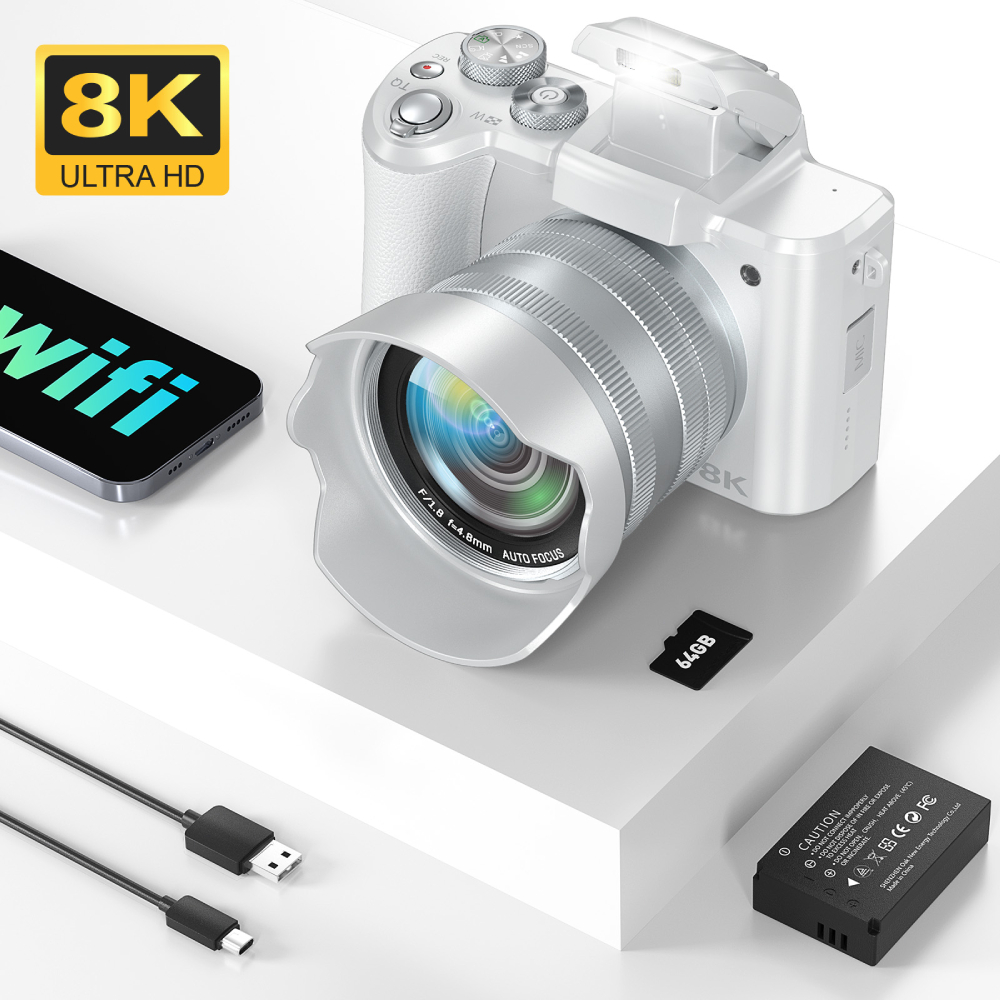 Beauty Makeup Camera - Kamera Digital 8K untuk Fotografi, Kamera
