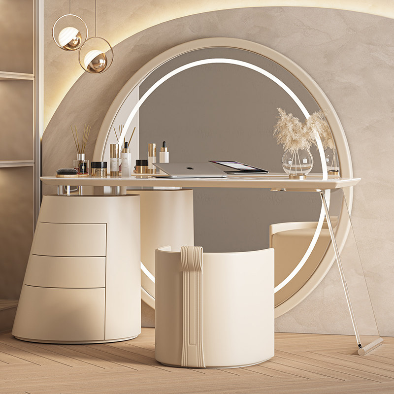 Beauty Makeup Vanity Set - Meja Rias Nordik Modern Estetis Set