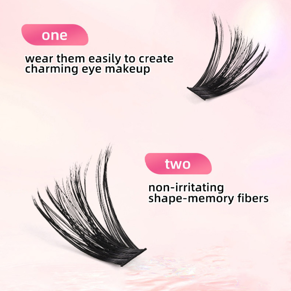 Beauty Makeup Looks - Set Ekstensi Bulu Mata Palsu DIY,