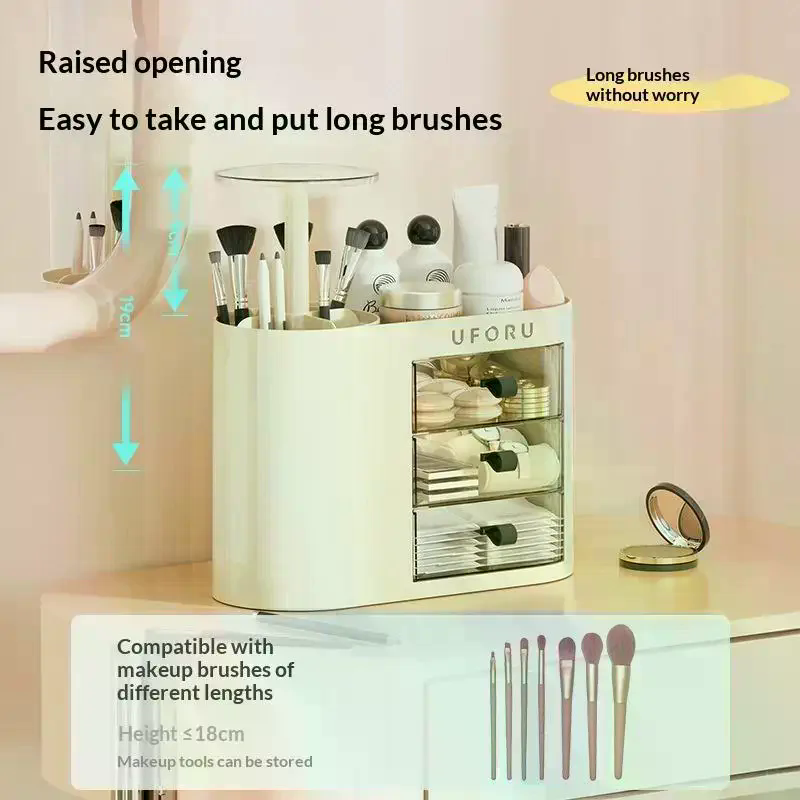 Kotak Penyimpanan Kosmetik Aut - Beauty Makeup Vanity Set ulasan dan harga