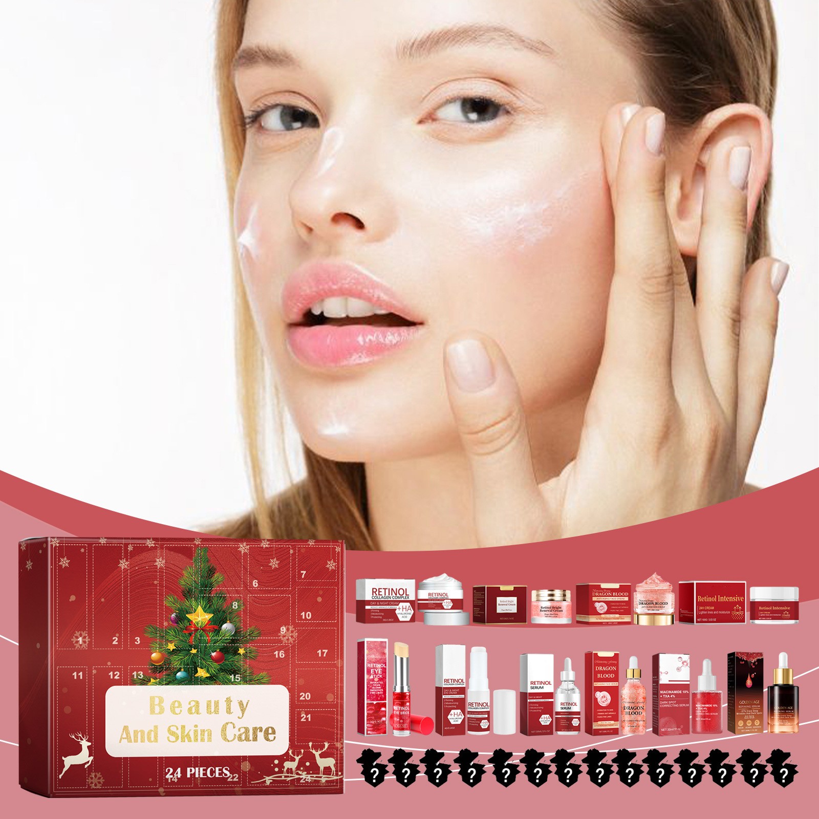 Kotak hadiah produk perawatan  - Beauty Makeup Advent Calendar ulasan dan harga