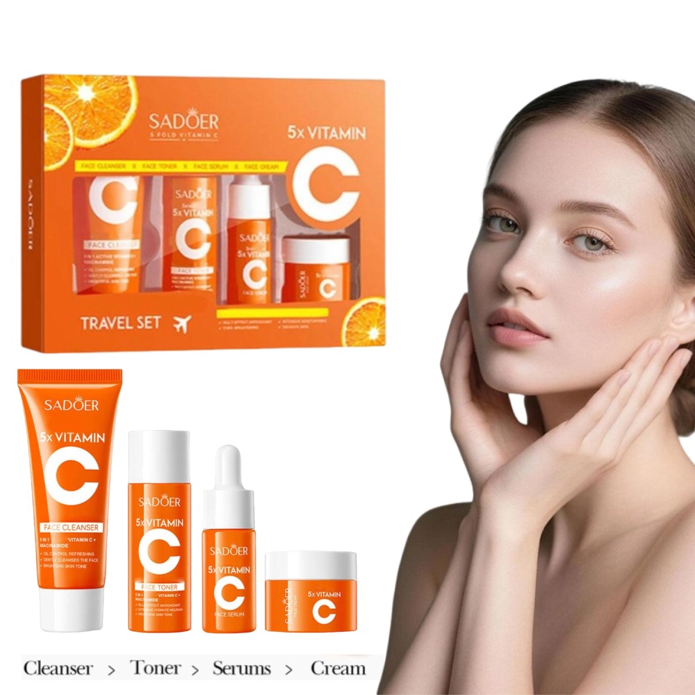 SADOER 4 Buah Krim Wajah Pelem - Vitamin C Serum Face ulasan dan harga