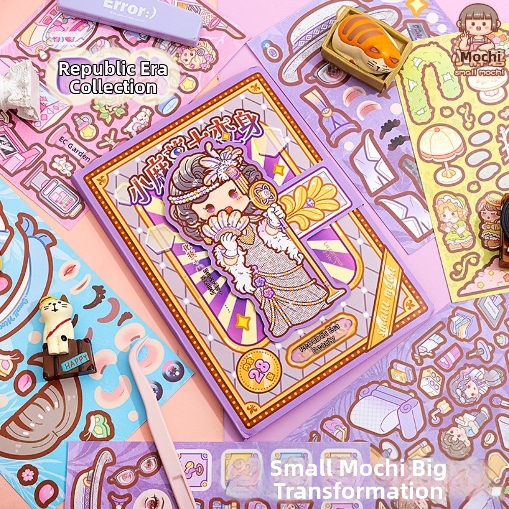 28 Lembar Stiker Kartun untuk  - Beauty Makeup Book ulasan dan harga