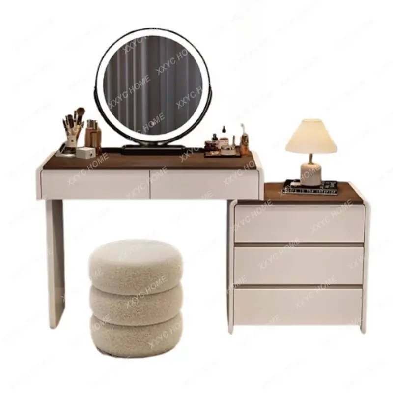 Meja Rias Kayu HHAesthetic den - Beauty Makeup Vanity Set ulasan dan harga
