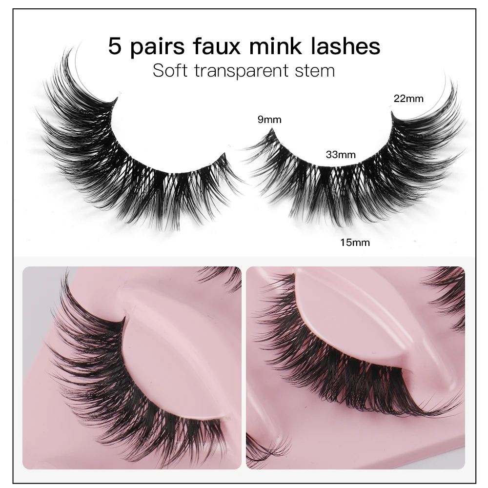 Cat Eye 5 Pasang Bulu Mata Pal - Beauty Makeup Looks ulasan dan harga