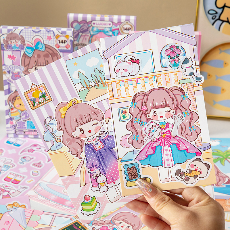 Buku Stiker Permainan Berdanda - Makeup Beauty Makeup Game ulasan dan harga