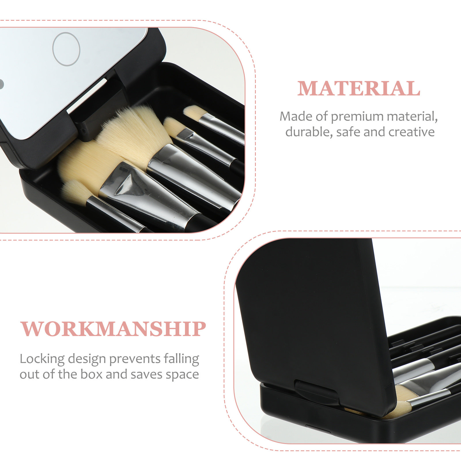 5 Buah Set Cermin Rias LED, Ce - Beauty Makeup Vanity Set ulasan dan harga