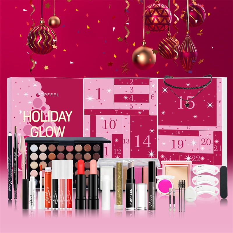Set Rias Wajah Natal Countdown - Beauty Makeup Advent Calendar ulasan dan harga