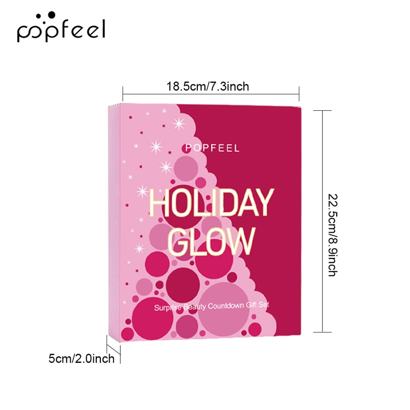 Set Rias Wajah Natal Countdown - Beauty Makeup Advent Calendar ulasan dan harga
