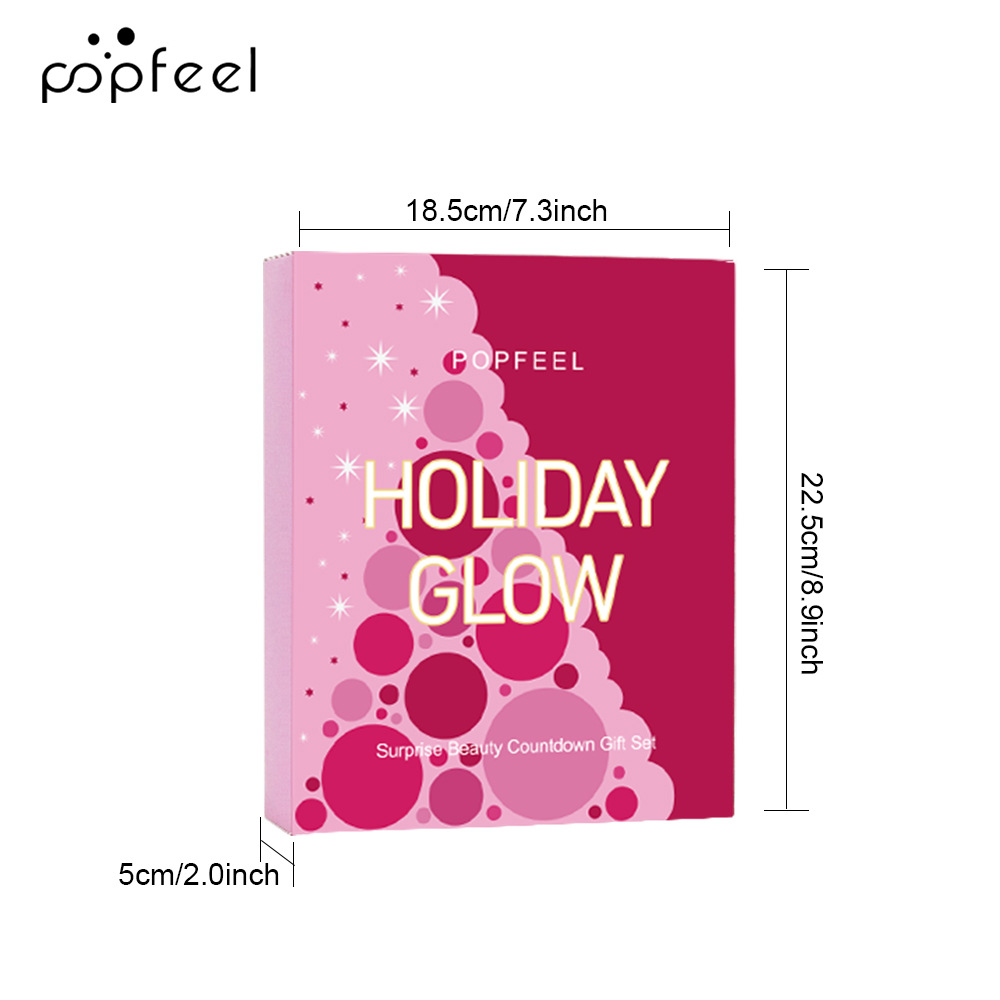 Set Rias Wajah Natal Countdown - Beauty Makeup Advent Calendar ulasan dan harga