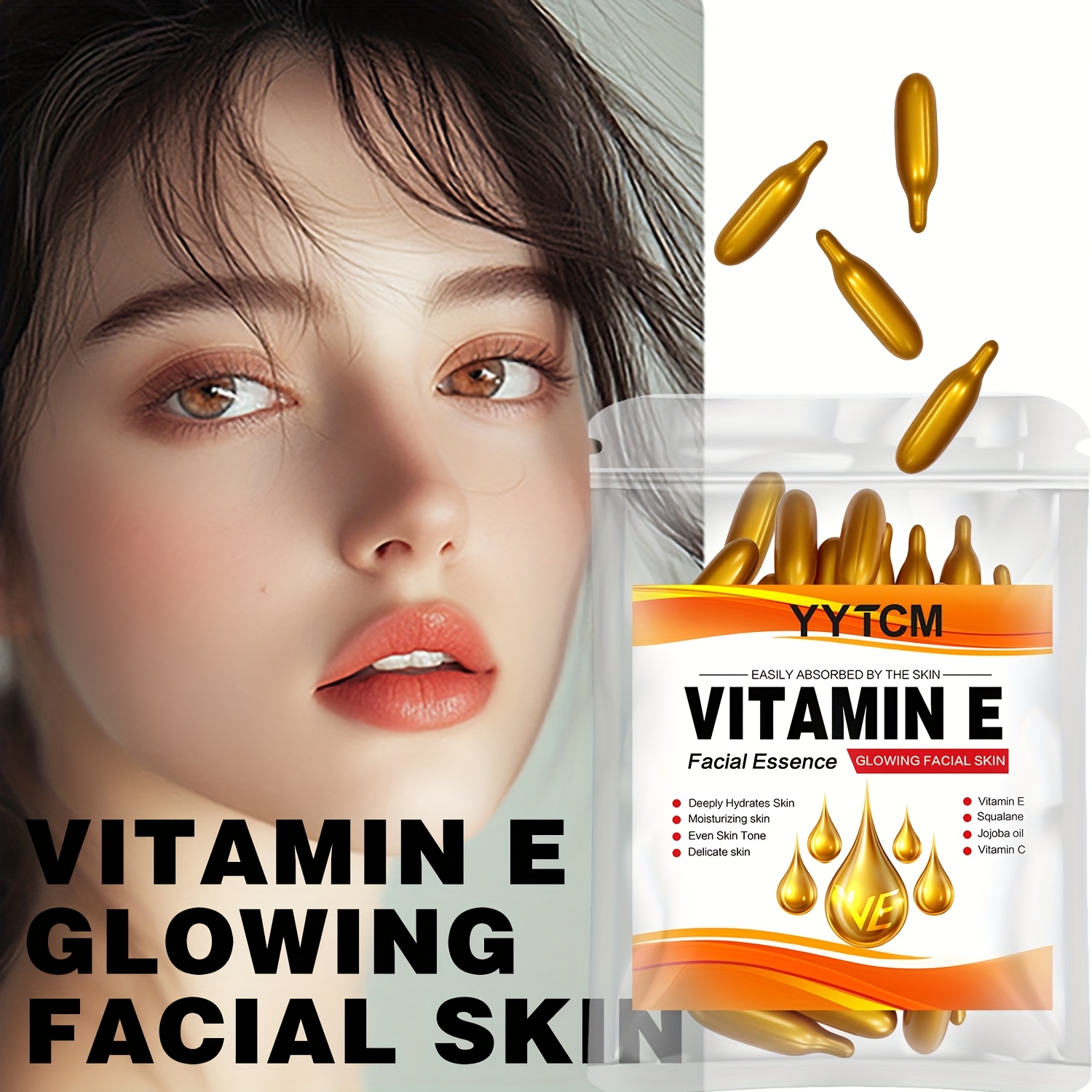 Esensi Kapsul Pelembap Dalam V - Vitamin C Serum Face ulasan dan harga