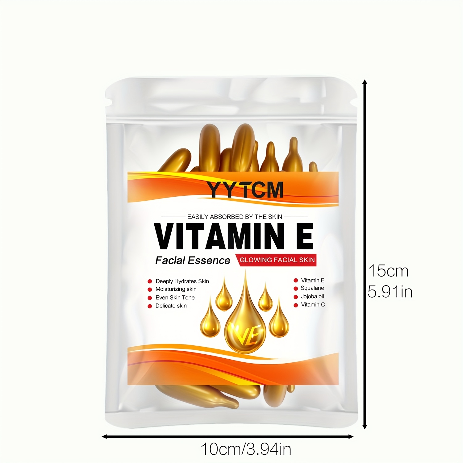Esensi Kapsul Pelembap Dalam V - Vitamin C Serum Face ulasan dan harga