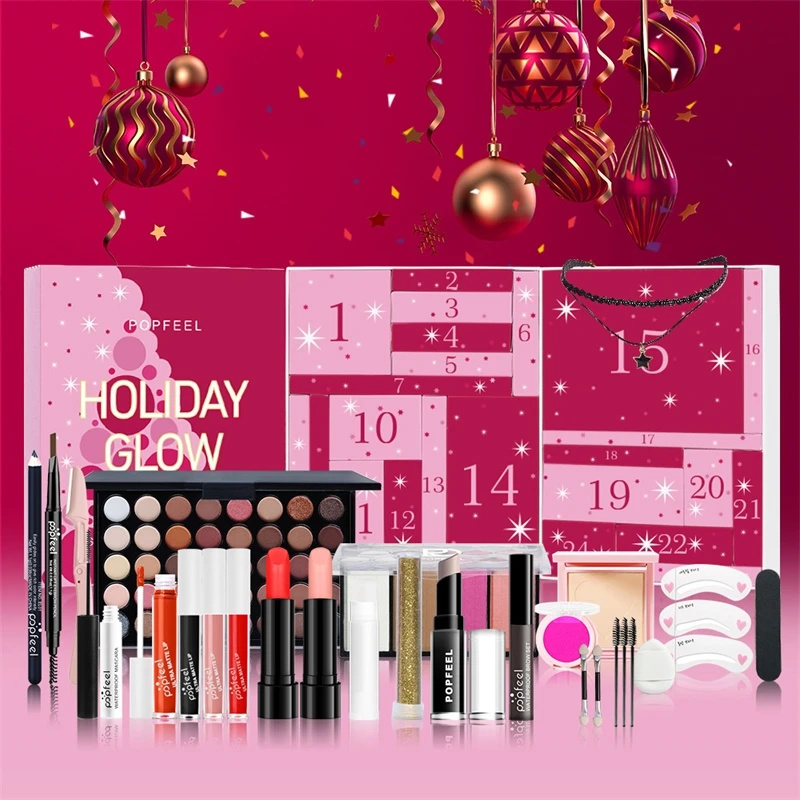 Set Rias Wajah Natal Countdown - Beauty Makeup Advent Calendar ulasan dan harga