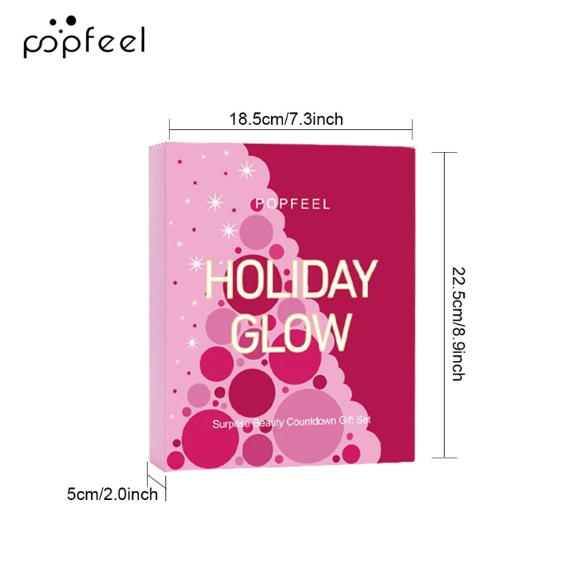 Set Rias Wajah Natal Countdown - Beauty Makeup Advent Calendar ulasan dan harga