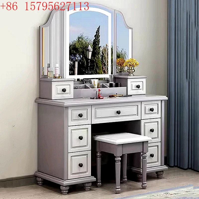 Set Lengkap Meja Rias Estetis  - Beauty Makeup Vanity Set ulasan dan harga